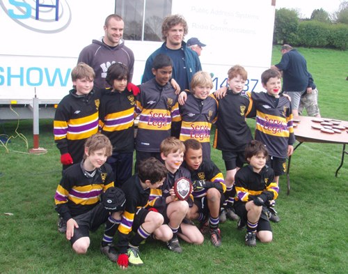 The triumphant Old Caterhamians Under 9's. 